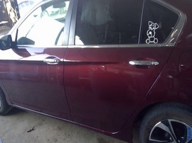 2017 ACCORD, MAROON, LX, 2.4L, AT,  A24050